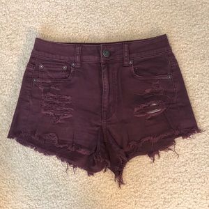 American Eagle Distressed Cutoff Jean Shorts